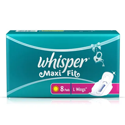 Whisper Maxi Fit XL- 8 pads
